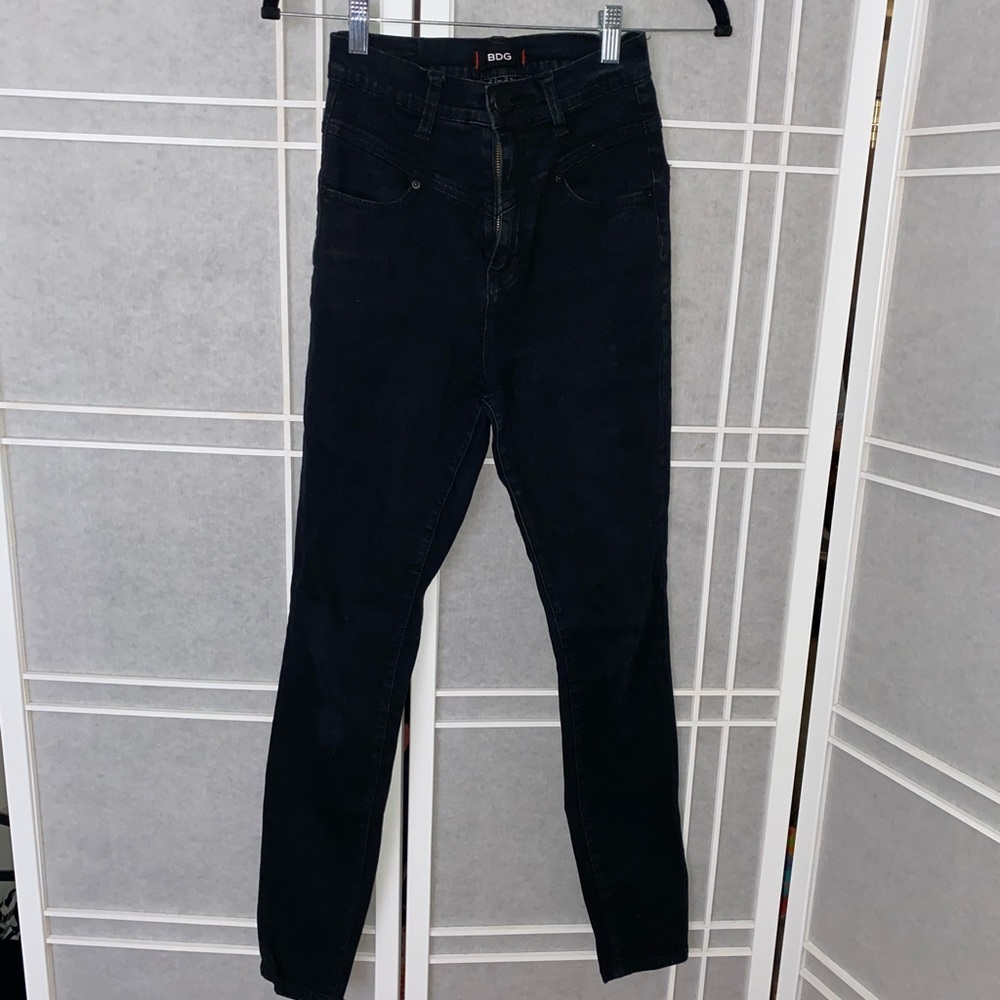 Black BDG high waist skinny jeans urban outfitters 4 / 27